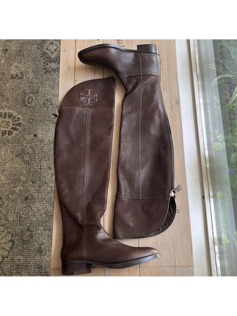 Tory Burch ‘Simone’ Over The Knee Riding Boot in Vintage Buffalo Size 5.5 - Picture 5 of 12